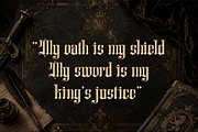 Chronicle Reign | Blackletter Font, a Blackletter Font by Denustudios (Thumbnail 6 of 12)