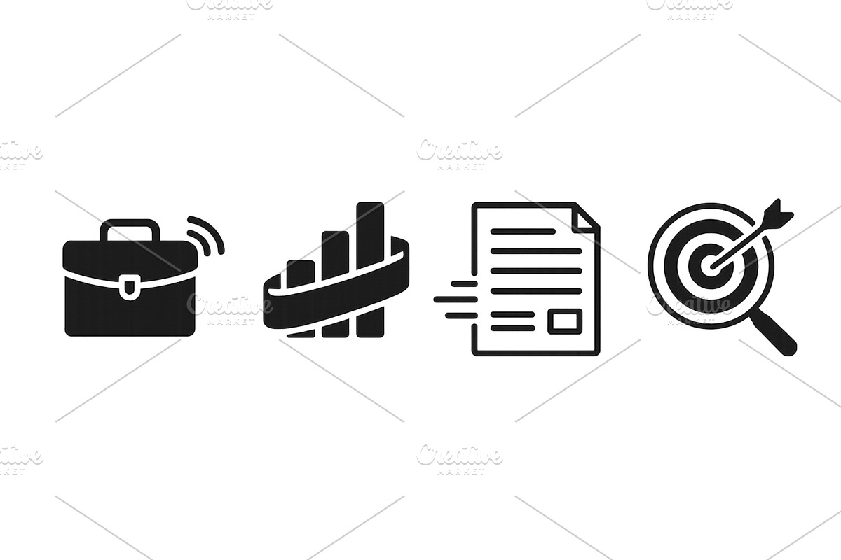 Professional symbols representing, a Finance Illustration by ZinetroN