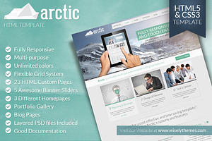 Arctic - Responsive HTML5 Template