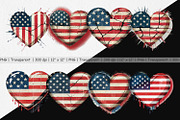 Vintage American Flag Heart, a Graphic by Artnoy (Thumbnail 2 of 5)
