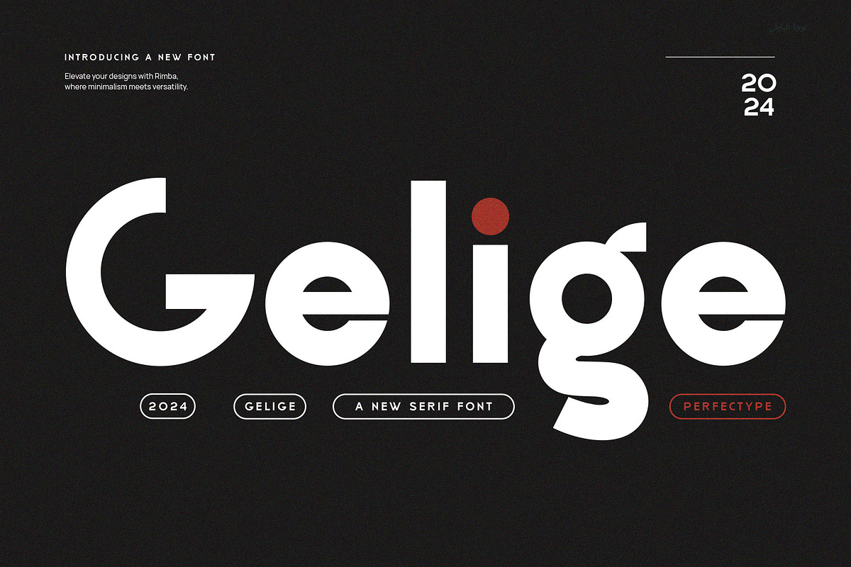 Gelige Sans Serif Font By Perfectype