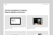 Nuro - Porfolio Framer Template, a React Template by PixaSquare (Thumbnail 1 of 4)