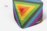 Ottoman Cube and Round Mockup Set, a Product Mockup by Creatsy (Thumbnail 4 of 7)
