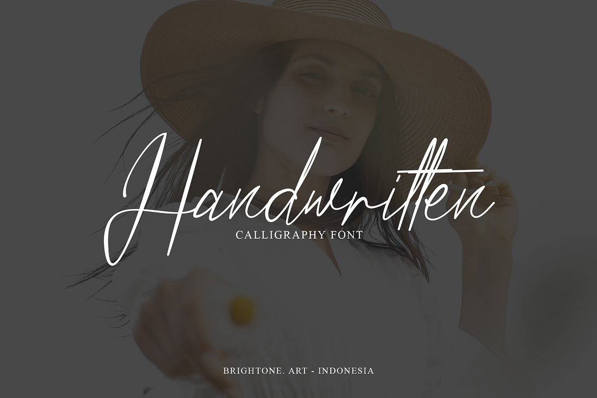 Missing Lauderdale - Handwritten, a Script Font by Brightone (Photo 3 of 8)