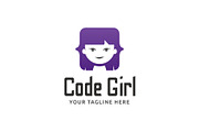 Code Girl Logo, a Branding & Logo Template by Martin-Jamez (Thumbnail 1 of 3)
