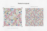 Tender Flora Botanical Pattern, a Pattern Graphic by Yello_illustration (Thumbnail 3 of 14)