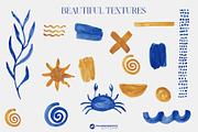 Beach House Watercolor Patterns, a Pattern Graphic by Youandigraphics (Thumbnail 18 of 19)