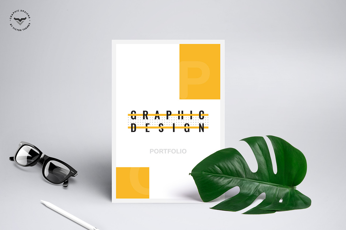 Graphic Designer Portfolio, a Brochure Template by VictorThemes