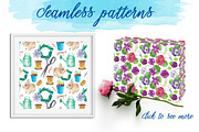 Secret garden: big watercolor bundle, an Object Graphic by Beauty Drops (Thumbnail 3 of 5)