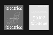 Bulldach Lettra | Blackletter Gothic, a Blackletter Font by Jolicia Type (Thumbnail 3 of 12)