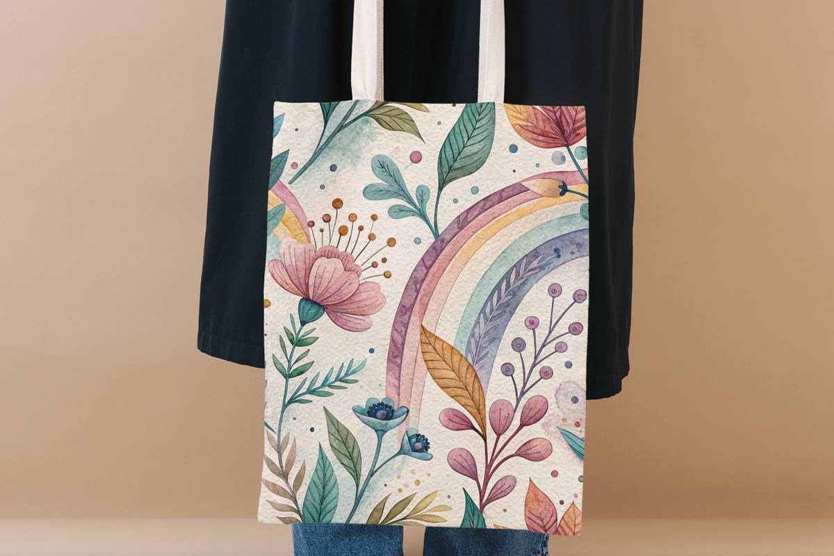 Whimsical Watercolor Floral Patterns, a Pattern Graphic by FloridPrintables (Photo 9 of 9)