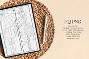Autumn Story - Coloring Pages, an Object Illustration by Deveze Art & Co (Thumbnail 4 of 6)