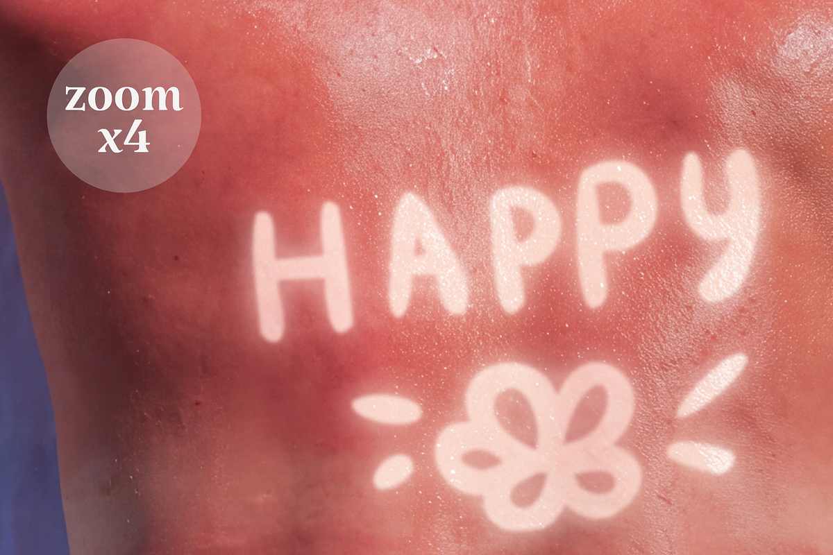 Sun Tan Text Mockup, an Advertising Mockup by PopotLane (Photo 3 of 3)