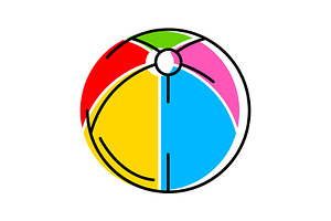 Illustration of ball., a Decorative Illustration by incomible