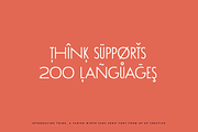 Think Sans - A Varied-Width Font, a Sans Serif Font by Up Up Creative (Thumbnail 11 of 11)