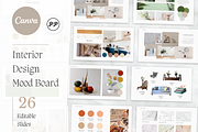 Interior Design Mood Board, a Branding & Logo Template by PittaFinePrint (Thumbnail 1 of 6)