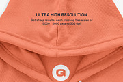 Bella Canvas Mens Zip Hoodie Mockups, a Hoody Mockup by GraphicHero (Thumbnail 8 of 9)