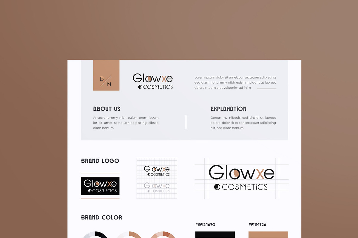 Brand Guidelines Poster, a Flyer Template by MightyDesign (Photo 4 of 8)