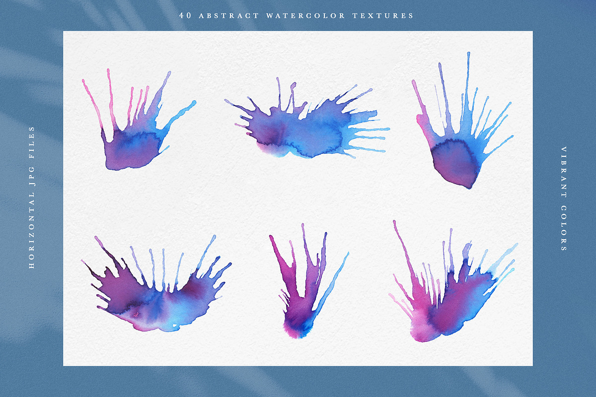 Watercolor Splashes, a Texture Graphic by Tidemuse (Photo 2 of 5)
