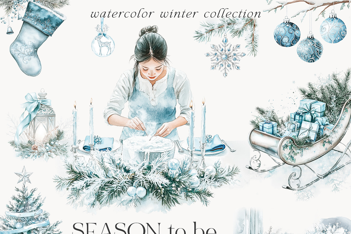 New! Winter Christmas Edition, a Seasonal Illustration by Isabelle Salem (Photo 96 of 227)