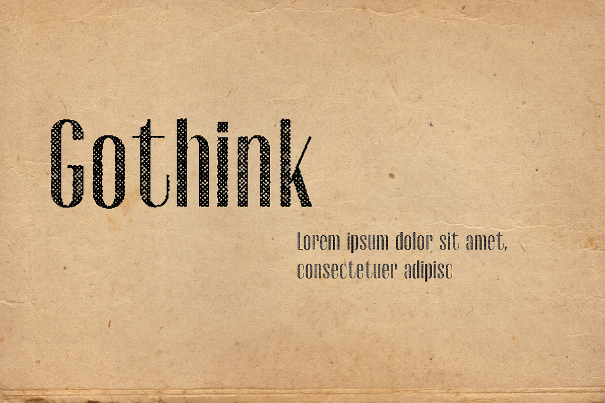 Gothink Serif Fonts, a Font by Jadugar Design Studio (Photo 6 of 12)
