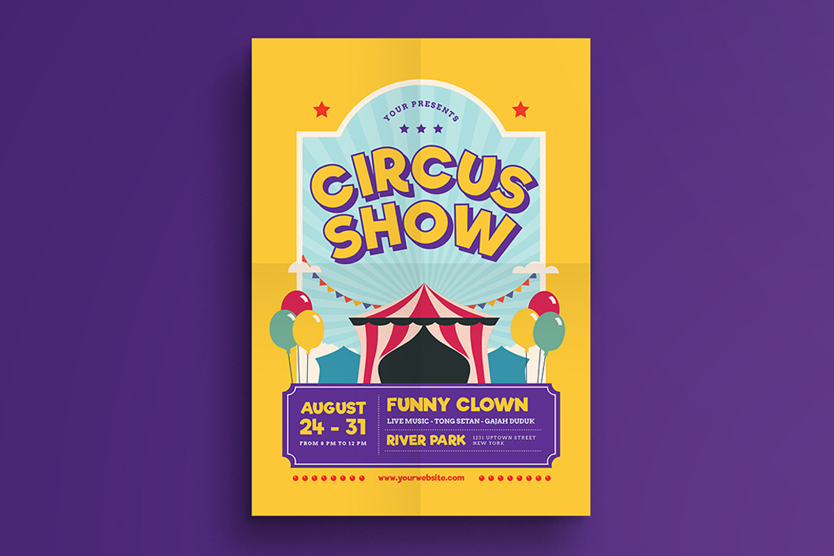 Carnival Event Flyer, a Flyer Template by Guuver (Photo 2 of 3)