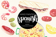 Spanish Food Set - Watercolor, a Food Illustration by RV Zarpelon (Thumbnail 2 of 6)