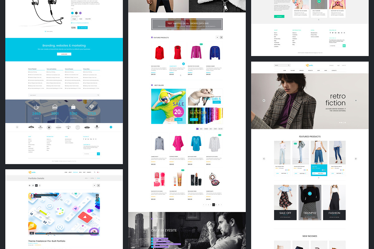 Multi-Prupose Sketch Template UI Kit, an UI Kit Template by App for Mobile & Website (Photo 14 of 21)