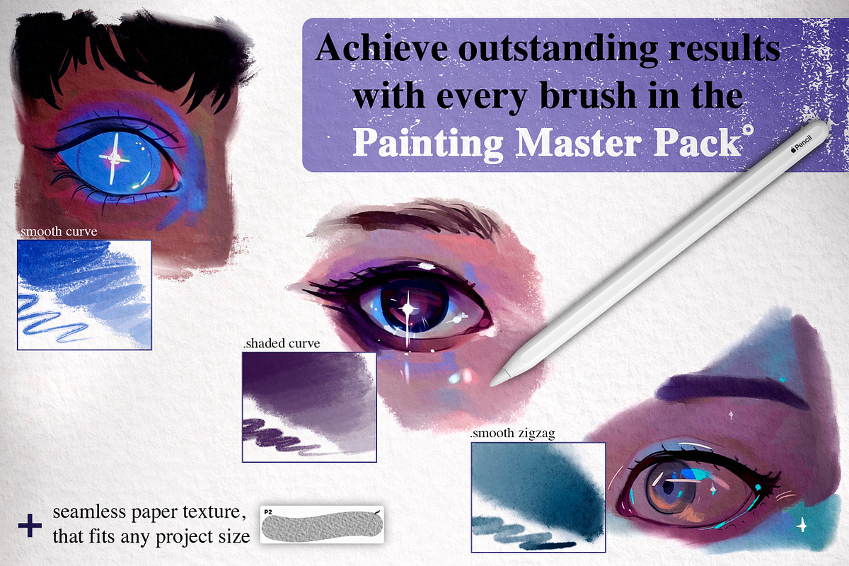 Painting Master Pack For Procreate, a Brush Add-On by Nuclear Brushes (Photo 3 of 10)