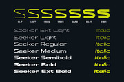 Seeker - Wide Sporty Branding Font, a Sans Serif Font by Asenbayu (Thumbnail 2 of 15)