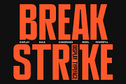 PRAK Breakstrike - Bold Condensed, a Sans Serif Font by Healltica.std (Thumbnail 1 of 17)