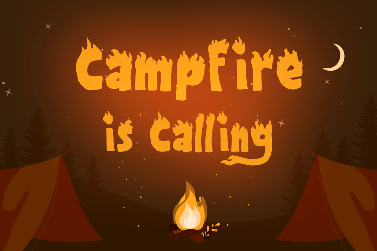 Combust - Fire Display Font, a Font by Typefactoryco (Photo 8 of 9)