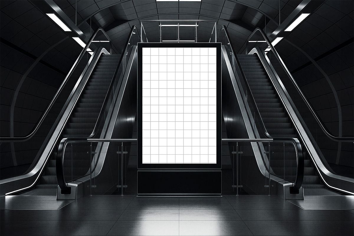 Indoor Screen Billboard Mockup, an Advertising Mockup by Nathatype (Photo 9 of 9)