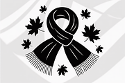 Autumn Girl Silhouette with Scarf Bu, an Illustration by Creativeshirt (Thumbnail 7 of 8)
