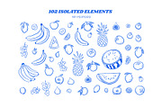Fruit collection, a Food Illustration by Sweet Corner (Thumbnail 4 of 8)