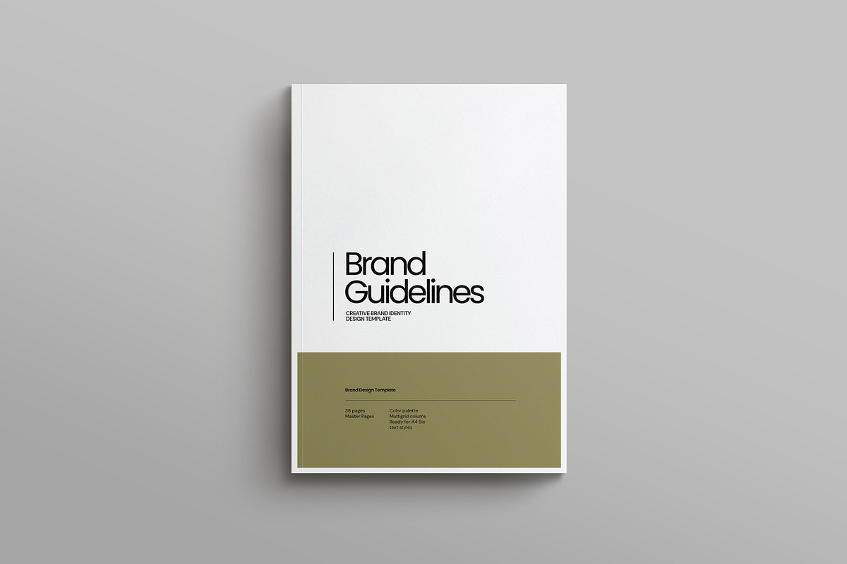 Brand Guidelines Template, a Stationery Template by Creatiya Type (Photo 2 of 8)