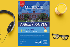 Simple Multipurpose Certificate, a Stationery Template by Aarley Kaiven