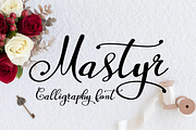 Mastyr, a Script Font by Digital Typeface Studio (Thumbnail 1 of 6)