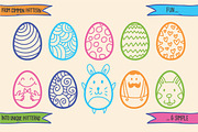 55 Hand Drawn Easter Eggs, an Icon by LTNG STUDIO (Thumbnail 2 of 2)