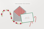 Mockup · Christmas Cards, a Print Template by tomodachi studio (Thumbnail 4 of 4)