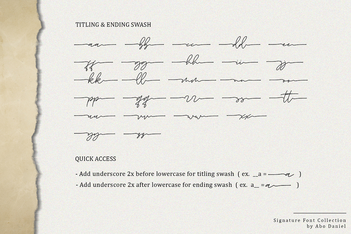 La Storia, a Script Font by Abo Daniel Studio (Photo 13 of 16)