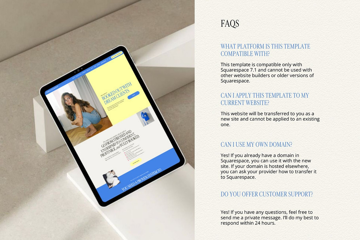 Colorful Squarespace 7.1 Template, a Squarespace Template by Row Creative (Photo 9 of 10)