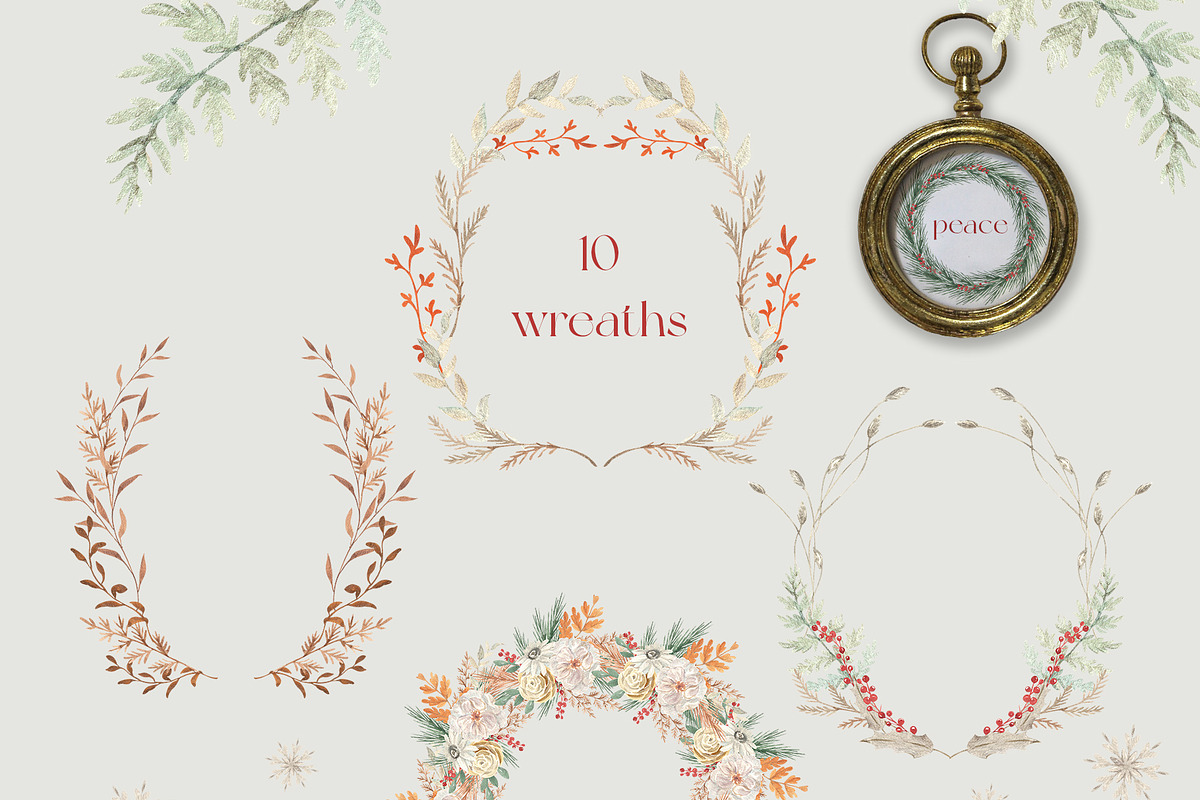 Shimmering Winter Wildflowers, a Seasonal Illustration by Catch the Dream Art (Photo 6 of 14)