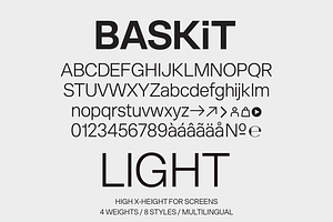 BASKiT Commerce Branding Font