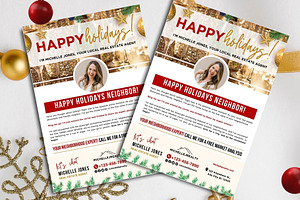Realtor Holiday Flyer Size Letter