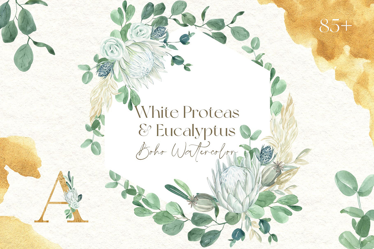 BUNDLE 95 in 1 - 11000 Watercolor, a Decorative Illustration by Catch the Dream Art (Photo 92 of 96)