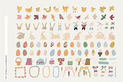 Easter | 490 hand drawn elements, a Seasonal Illustration by Olia (Thumbnail 7 of 13)