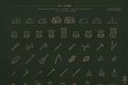 Explore the Forest Icon Set, an Outline Icon by Wandery Supply (Thumbnail 5 of 6)