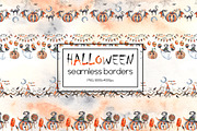 Halloween party. Watercolor set, an Object Graphic by Ana-Sakuta (Thumbnail 4 of 14)