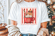 Christmas Hot Chocolate Coquette Sta, an Illustration by Libby Wishes (Thumbnail 4 of 5)